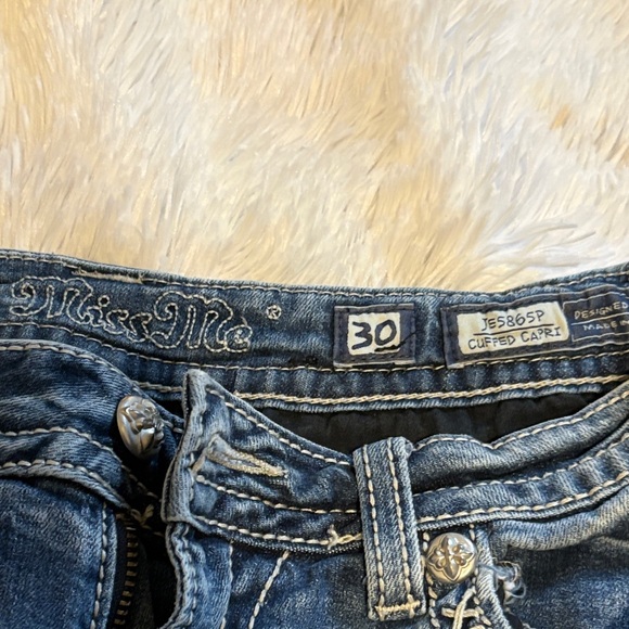 Miss Me Denim Straight Leg Jeans - Picture 2 of 3